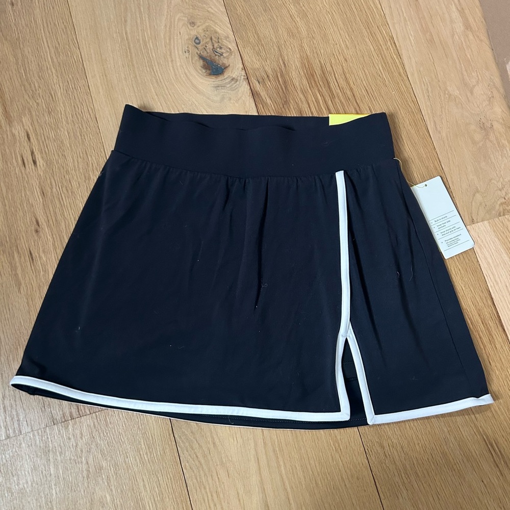Target all in motion Black Mini Skort with White Trim - TENNIS SKIRT